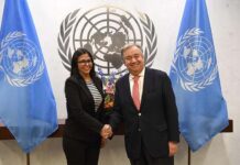 Delcy Rodríguez promete elecciones y transición democrática en Venezuela ante las Naciones Unidas