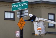 Cambio de nombre de la calle César Chávez plantea interrogantes sobre la representación comunitaria